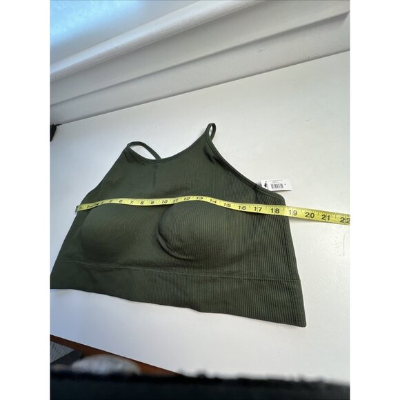 Torrid Feel The Fit Sports Bra Women  Sz 4 Green Active Athletic Workout Gym - Picture 4 of 6